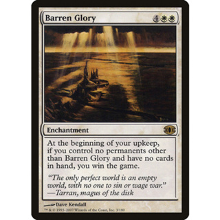 [MTG] Barren Glory [FUT] [WHITE] [RARE] [NORMAL] [ENG] (การ์ดเมจิค / Magic the Gathering)