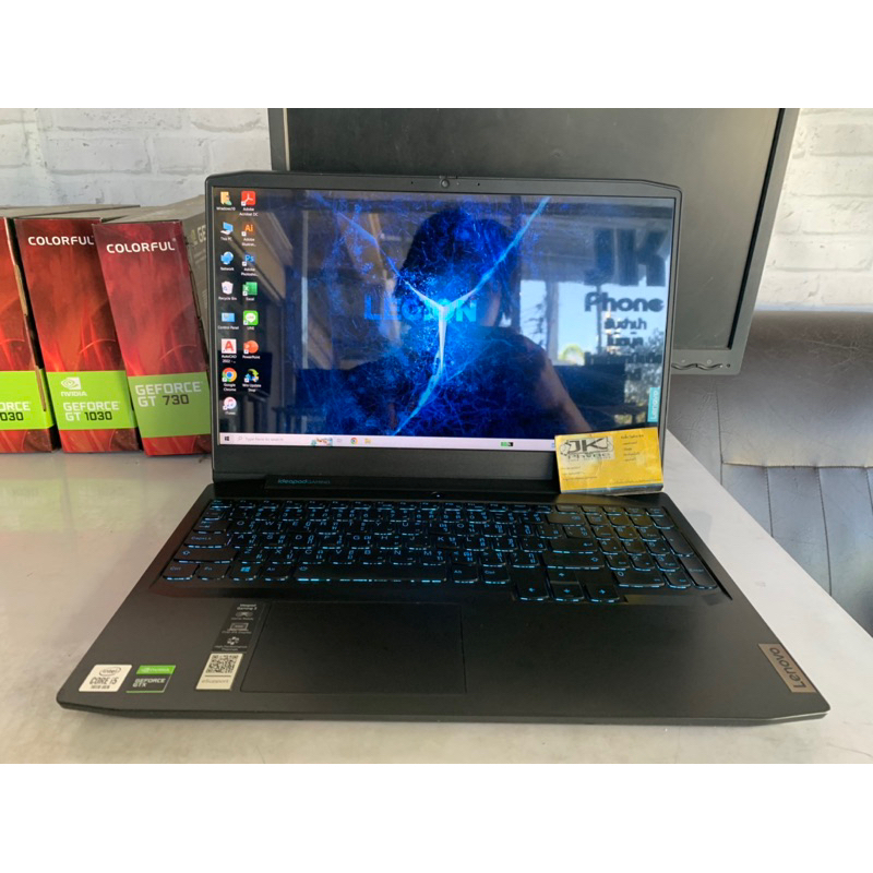 โน๊ตบุ๊คมือสองเกมมิ่ง Lenovo Gaming i5 gen10 gtx1650ti แรม 16