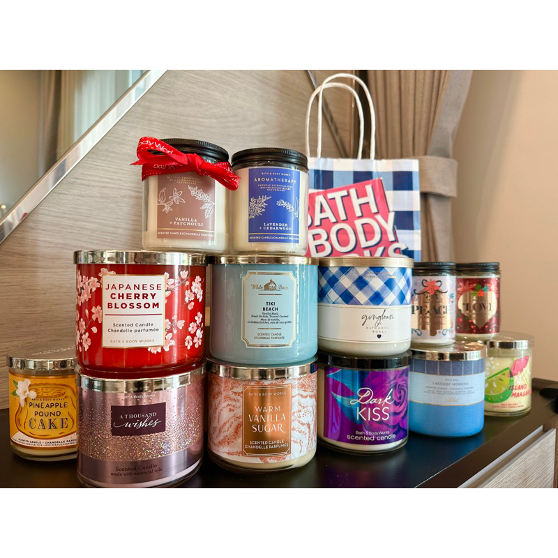 มีส่งด่วน🔴แท้💯%🔴เทียนหอม Bath & body works candle เทียนหอม พร้อมส่ง✅จากShopไทย