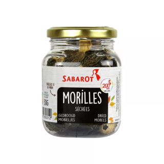 ซาบารอท เห็ดมอเรล อบแห้ง 30 กรัม - Dried Morels 30g morilles mushroom Sabarot brand