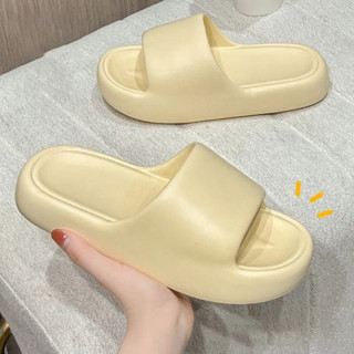 Jthel ฮอตฮิตติดเทรนด์ รองเท้าสวมลำลองสีหวาน รองเท้าแตะสไตล์ม…