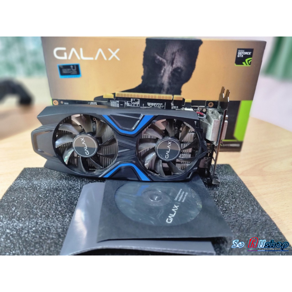 การ์ดจอ GALAX Nvidia Geforce GTX 1050Ti 4gb gddr5 (มือสอง) พร้อมกล่อง ใช้งานปกติ