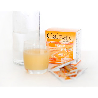 @@CALZA C 1500MG POWDER แคลซ่า วิตามินซี ผง กลิ่นส้ม รสชาติอร่อย ทานง่าย