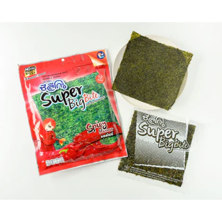 ซีลีโกะ Super Big Bite สาหร่ายอบกรอบแผ่นใหญ่ รส สไปซี่ (ขนาด 50 กรัม)