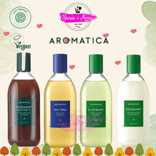 AROMATICA Organic Aloe Vera Gel 300ml / Tea Tree Balancing Toner 200 ml แท้100%