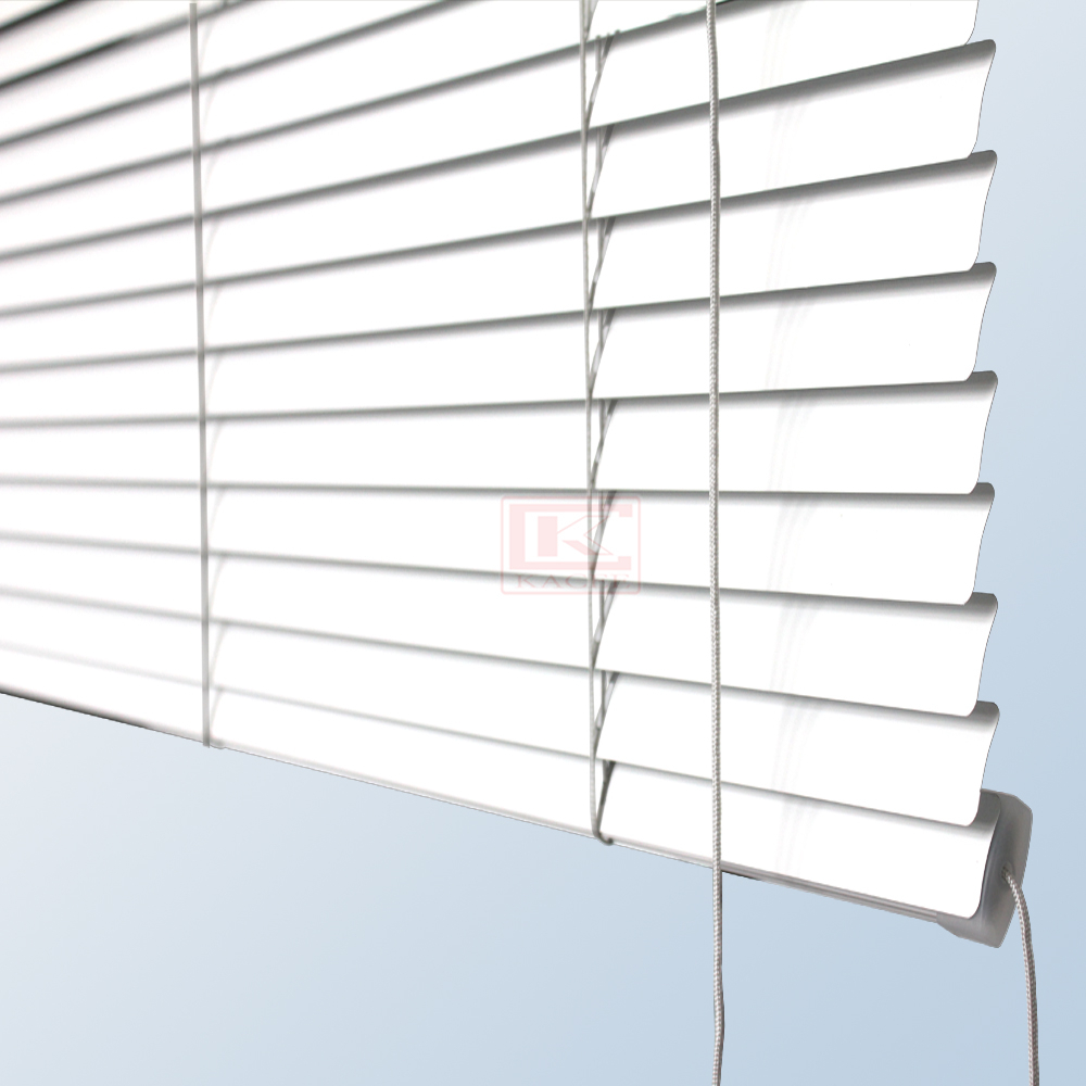 ตกแต่งบ้าน KACEE มู่ลี่ มู่ลี่อะลูมิเนียม มู่ลี่อลูมิเนียม ม่านอลูมิเนียม ม่านหน้าต่าง รุ่นแกนปรับ ใบขนาด 16 มม. สีขาว KC16/101 Super White หนา 0.18 มม. ส่งด่วน สั่งเลย
