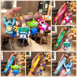 ✨พร้อมส่ง พวงกุญแจ 3D Toy Story การ์ตูนน่ารักๆ เหมาะสำหรับของขวัญ ห้อยกระเป๋า/ห้อยกุญแจ