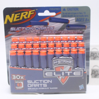 กระสุนเติม Nerf Suction Darts 30 อันสำหรับปืน Nerf Elite Blasters -- กระสุนแท้ Nerf Elite Suction Darts 13921