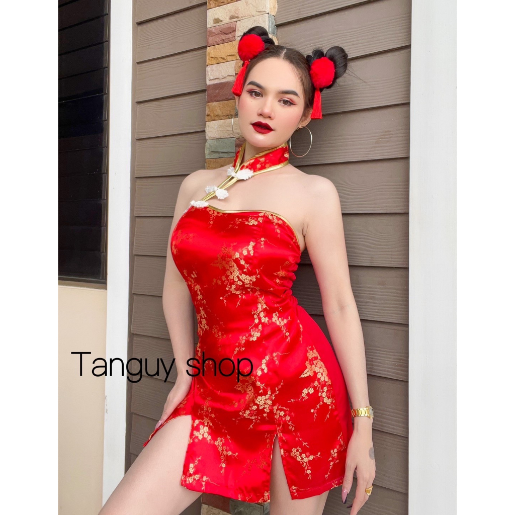 ชุดเกี่เพ้าชุดตรุษจีน#C23