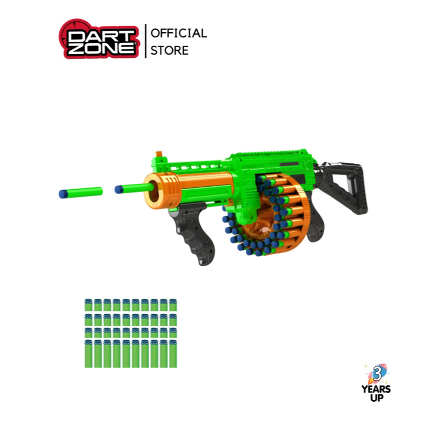 DART ZONE ปืนของเล่น สครอเปียน Scorpion Motorized Belt Blaster ปืน