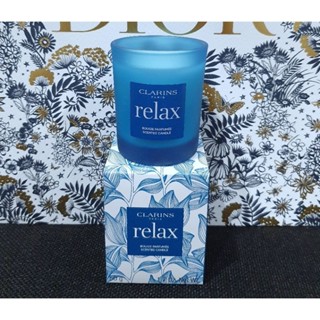 เทียนหอมคลาแรงส์ Relax กลิ่นหอมผ่อนคลาย แท้💯%Clarins Relax Candle 50g.