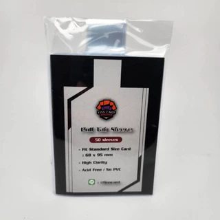 Finncard Pull Tab Sleeve สลีฟแบบมีหูดึงออกจากทอปโหลดได้ง่าย หรือสำหรับการ์ดที่เตรียมส่งเกรด (1แพคมี50ซอง) SL