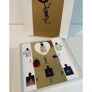 UTY FREE SET  YSL WOMEN COLLECTION 8 IN1 S ET (W PAPERBAG)  ▪️ 7.5ml X 8 ▪️ Libre edp  ▪️ Blouse Rose. Angelique edp  ▪️