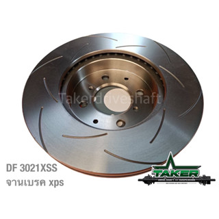 จานเบรค TRW DF3021xss รุ่น XPS ด้านหน้าแท้ แบบเซาะร่อง สำหรับรถ Honda Jazz GE/City 09/Civic 96/Dimension 01-05/Freed 09