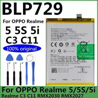 ใหม่5000MAh BLP729แบตเตอรี่สำหรับ Oppo Realme C3 C3i 5 5i 5S C11 2020 C20 C21 C21Y RMX2020 MX2021 RMX2027 RMX2030