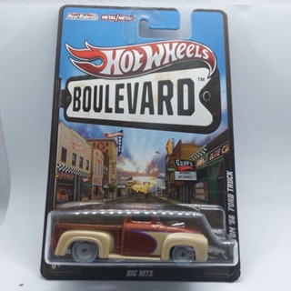 รถเหล็ก Hotwheels boulevard CUSTOM 56 FORD TRUCK BIG HITS (ib26)