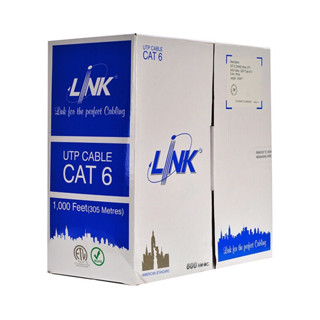 LINK US-9116 LSZH สายแลน CAT 6 LINK UTP(600Hz) 305เมตร Indoor