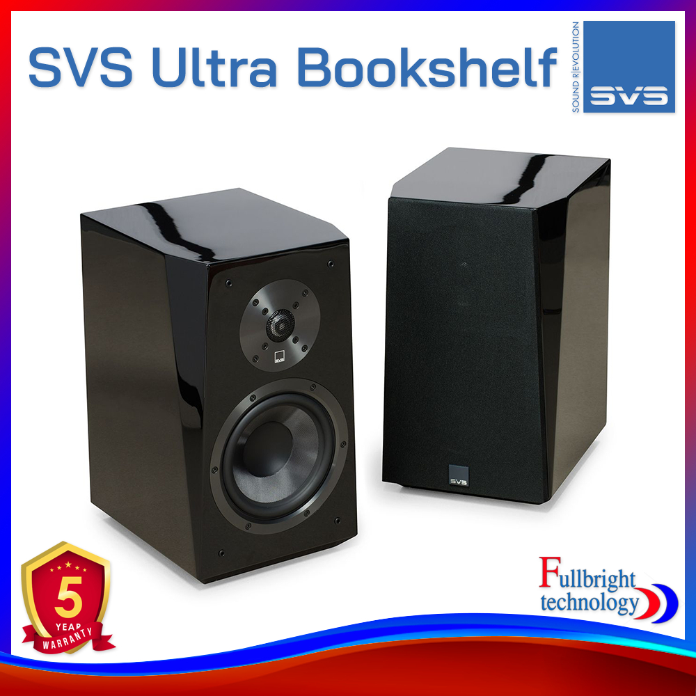 SVS Ultra Bookshelf 6.5” Bookshelf Speakers - Pair Warranty 5 years