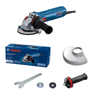 BOSCH เครื่องเจียรไฟฟ้า 400W รุ่น GWS12-125S  ด้ามจับเล็กลง กระชับมือ แต่ทรงพลัง เซฟตี้ครบครัน ของแท้ พร้อมส่ง