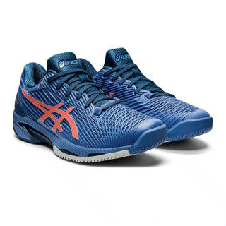 Asics รองเท้าเทนนิสผู้ชาย Solution Speed FF 2 Mens Tennis Shoes (Blue/Harmony/Guava) รองเท้าเทนนิสผู้ชายแบรนด์แท้