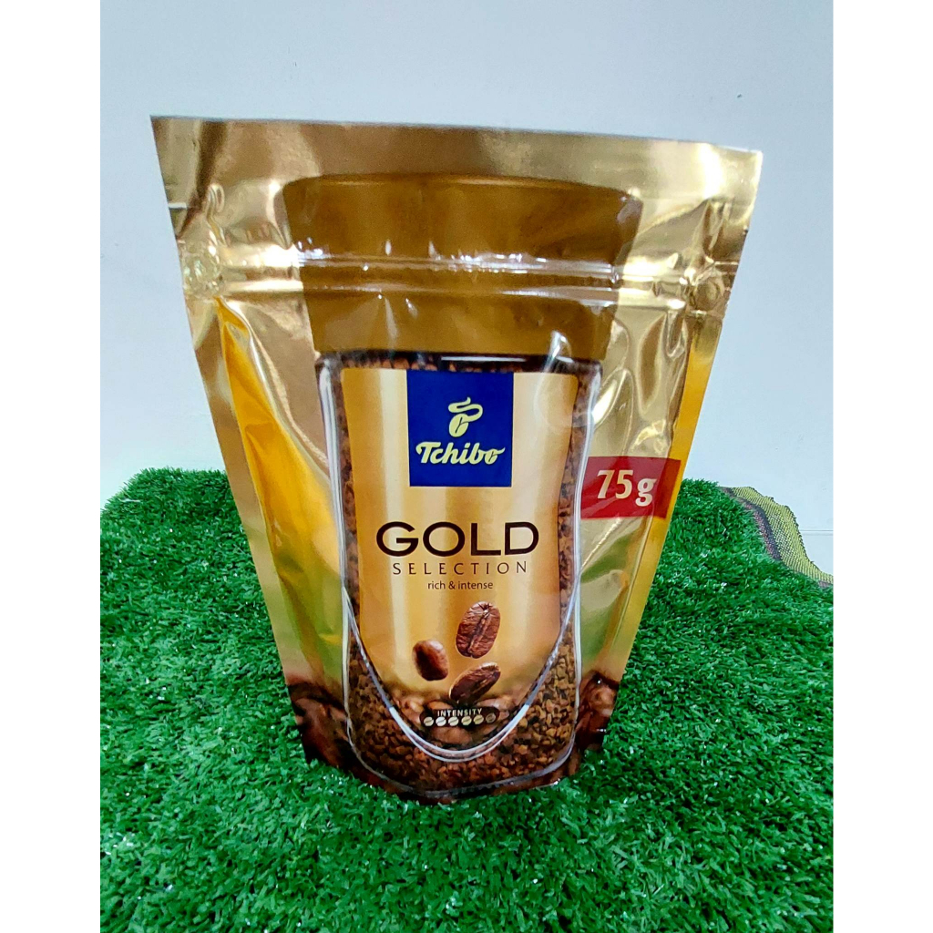 (ล็อตใหม่) กาแฟ ทชิโบโกลด์ Tchibo gold selection ซอง รีฟิว 75 กรัม
