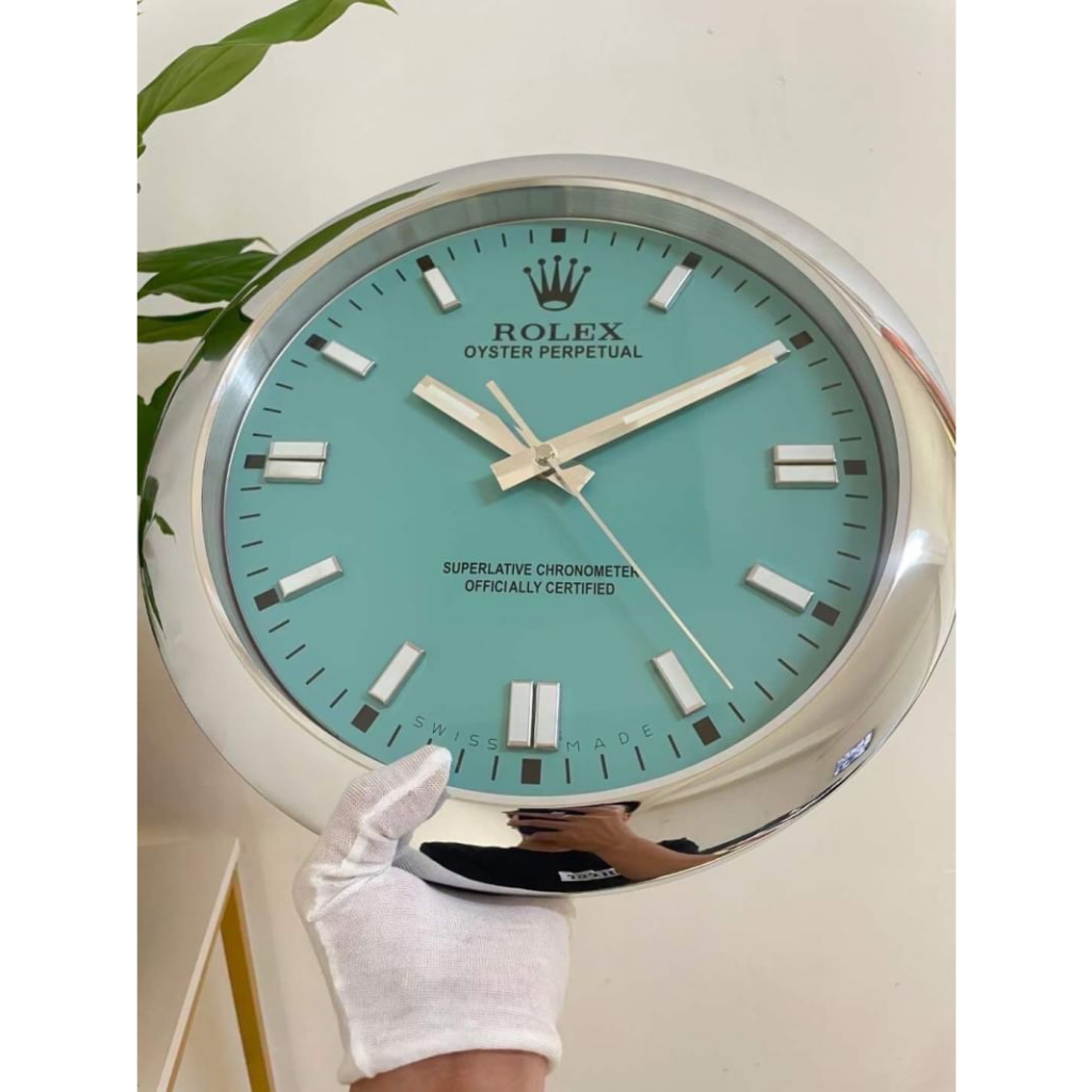⏱ นาฬิกาแขวนผนัง ROLEX Milgauss เข็มเดินเรียบ_พายน้ำชัดเจน