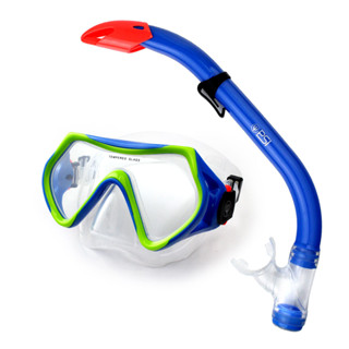 PSI Reef Kid Combo Snorkel ชุดหน้ากากและท่อหายใจ ดำน้ำตื้นสำหรับเด็ก