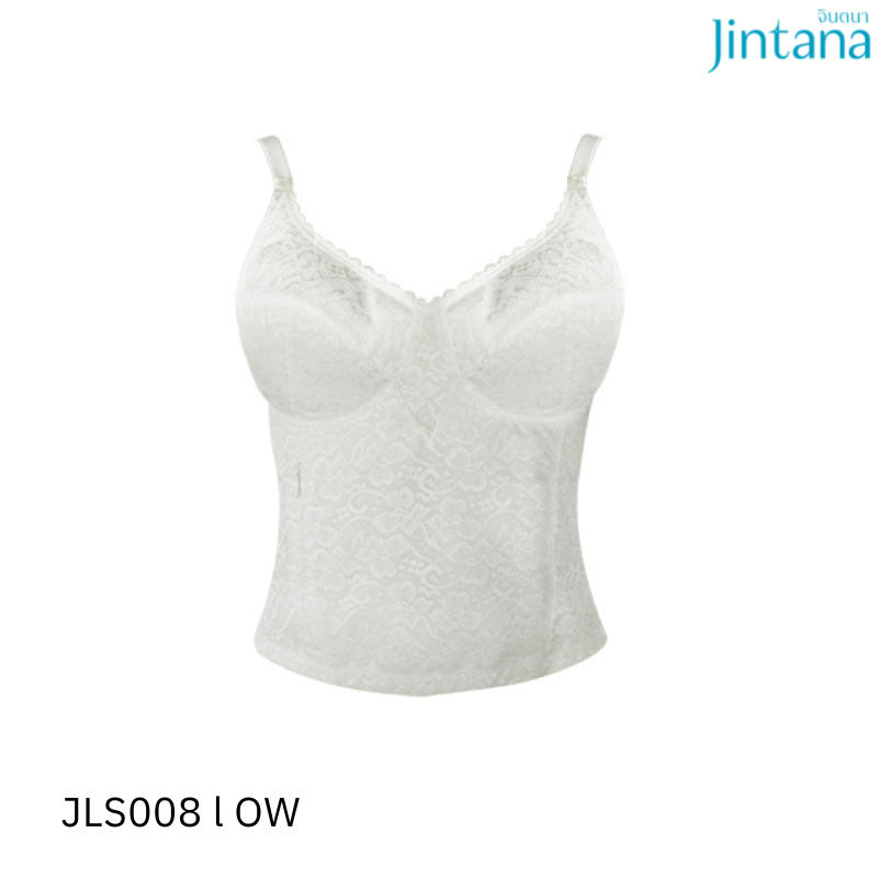 Jintana เสื้อชั้นในกระชับสัดส่วน รุ่น Safty bra รหัส JLS008 สีขาว เสื้อในเต็มตัว กระชับ เก็บเนื้อส่วนเกิน