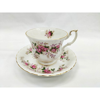 ROYAL ALBERT BONE CHINA ENGLAND avender Rose ชุดถ้วยชา-กาแฟเซรามิกพรี่เมี่ยม ชุดกาแฟ ลายดอกไม้ญี่ปุ่น