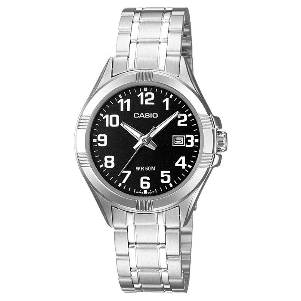 Casio Standard นาฬิกาข้อมือผู้หญิง สายสแตนเลส รุ่น LTP-1308,LTP-1308D,LTP-1308D-1B