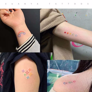 สติกเกอร์แทททู สติกเกอร์รอยสักมินิมอล รอยสักins tattooรอยสักชั่วคราว🇹🇭พร้อมส่ง ถูกสุดในช้อปปี้