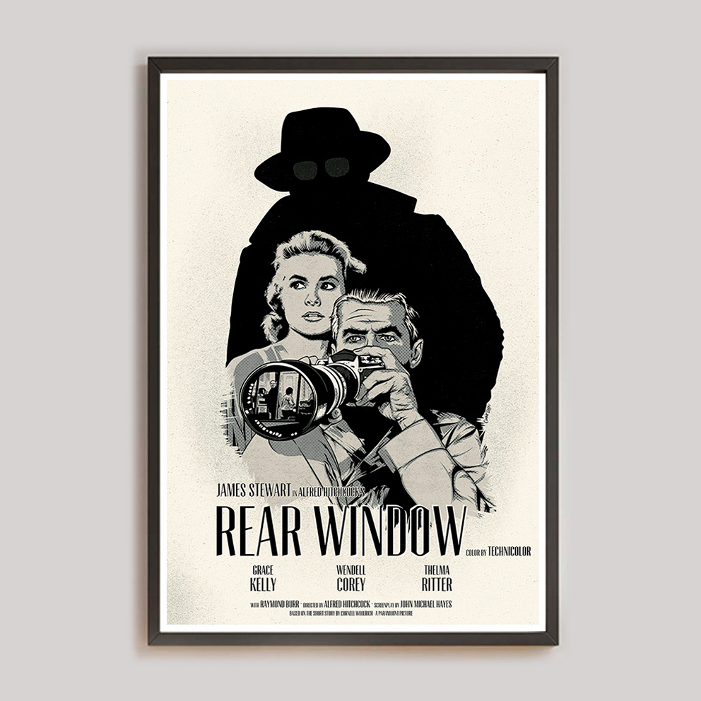 Rear Window Poster โปสเตอร์ภาพขนาด 33X48 cm