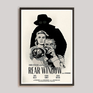 Rear Window Poster โปสเตอร์ภาพขนาด 33X48 cm