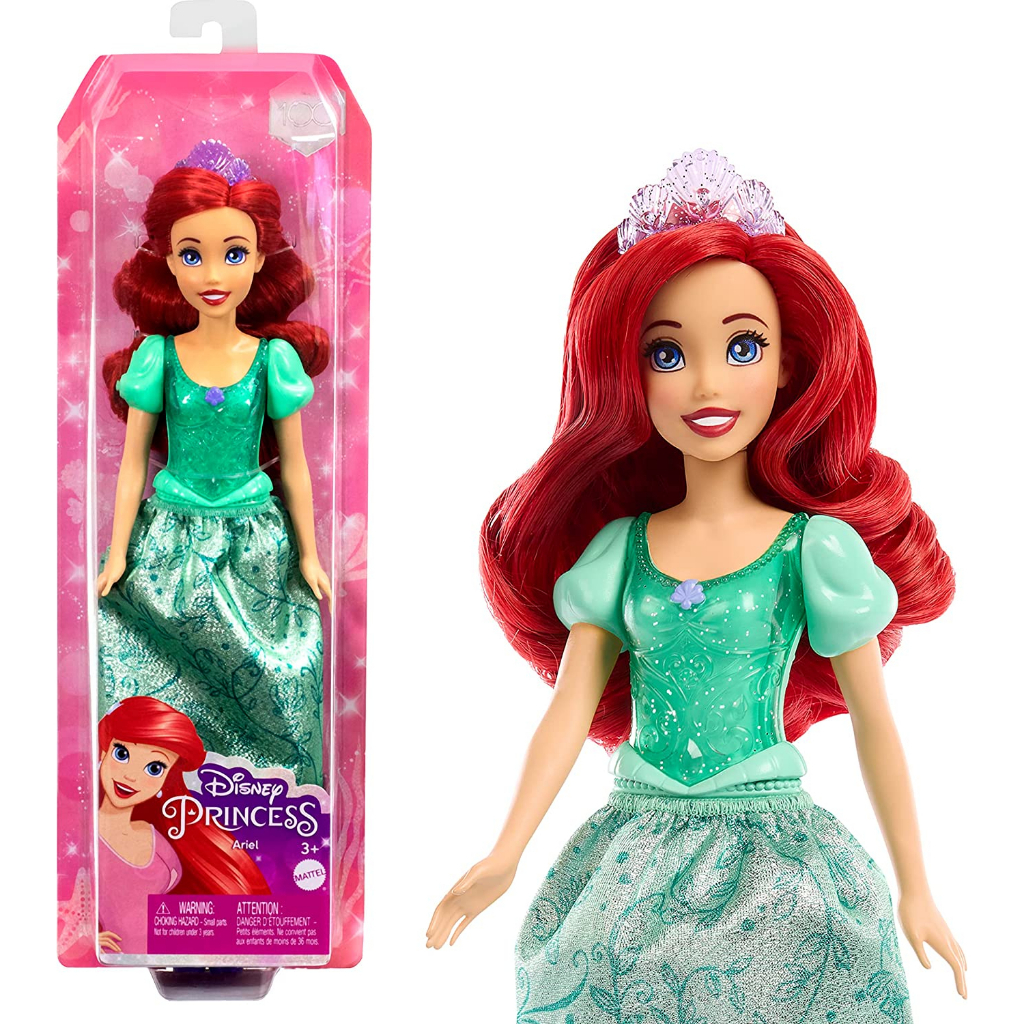 Disney Princess Ariel ตุ๊กตาเจ้าหญิงดิสนีย์ แอเรียล ลิขสิทธิ์แท้ HLW10