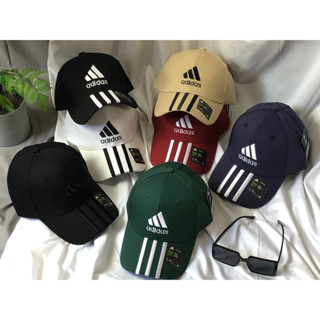 【พร้อมส่ง】หมวกแก็ป adidas ลายเท่มากสำหรับผู้ชายผู้หญิงเวอร์ชั่นเกาหลี