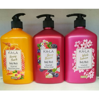 KA-LA  Body Wash กาล่า ครีมอาบน้ำ  ขนาด 500มล.มี 3 สูตรให้เลือก