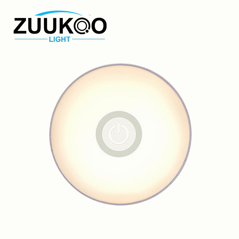 ZUUKOO โคมไฟหัวเตียง 0.6w LED โคมไฟ ยึดผนังด้วยแม่เหล็ก ชาร์จ LED Button night light ฟLED ไฟหัวเตียง ไฟกลางคืน