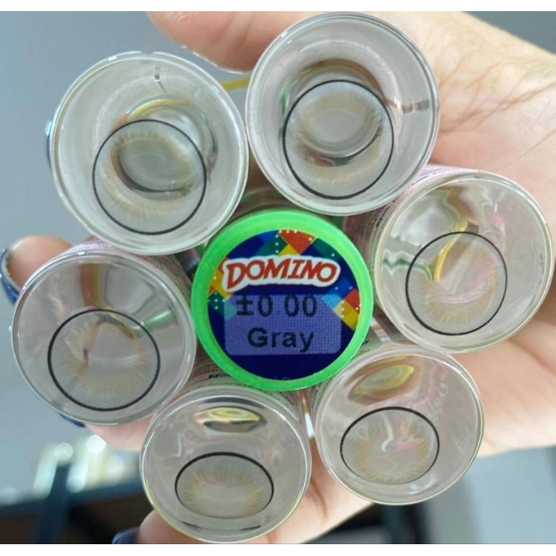 คอนแทคเลนส์ บิ๊กอาย รุ่น Domino สีเทา/ตาล Gray/Brown มีค่าสายตา (0.00)- (-7.50) เปลี่ยนแทนทุกเดือน - รูปที่ 3