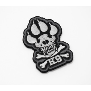 Patch แพทช์ K-9 มีตีนตุ๊กแกด้านหลัง