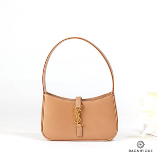 NEW YSL HOBO MINI BROWN CALF GHW