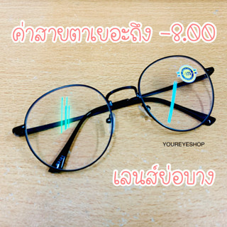 แว่นสายตาสั้น -0.50 ถึง -8.00 เลนส์มัลติโค้ท ย่อบาง1.6 รุ่น K3121