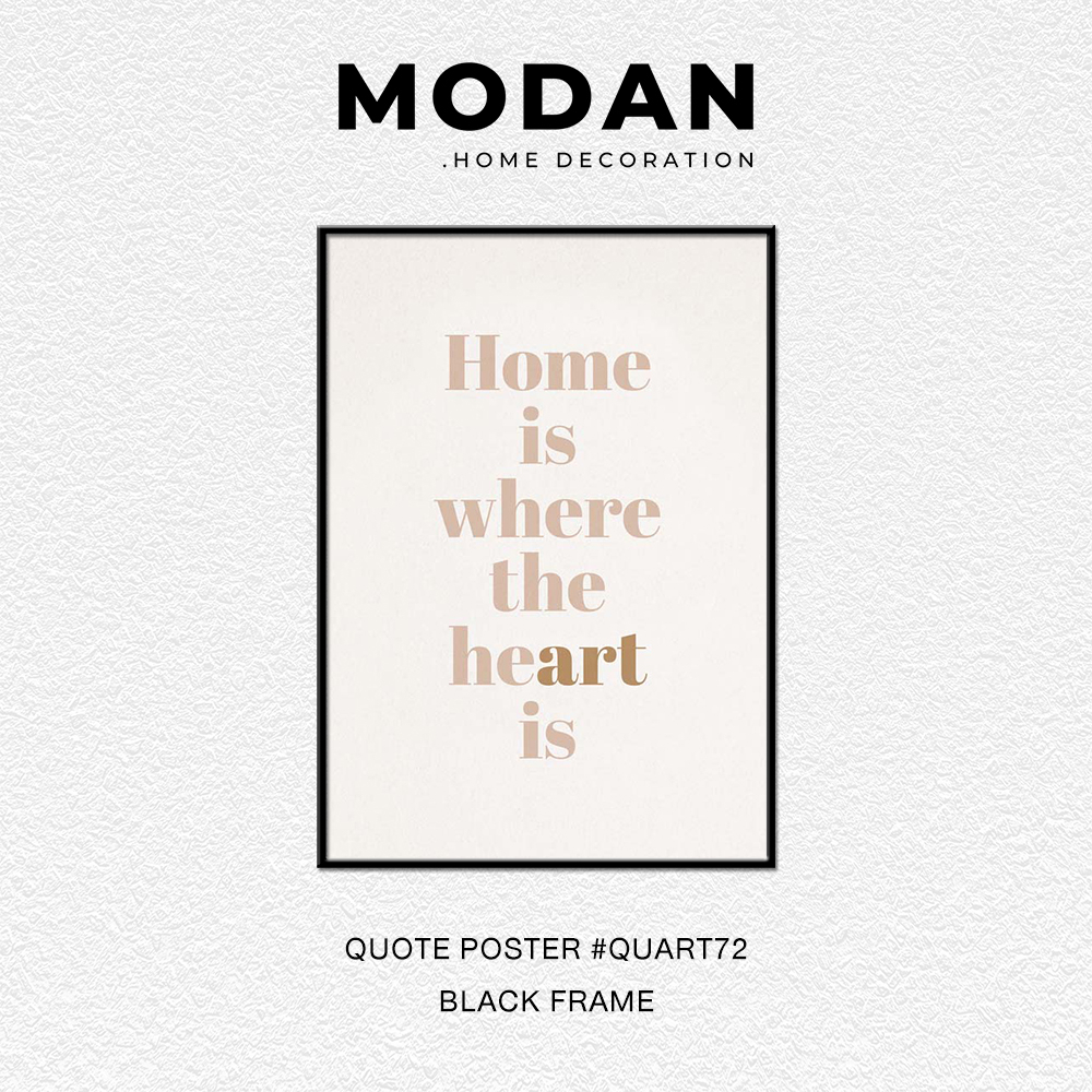 ⚡ พร้อมจำหน่าย ⚡ MODAN ภาพตกแต่งบ้านสไตล์โมเดิร์น QUOTE POSTER ART รหัส QUART72