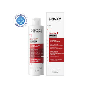 Vichy DERCOS Energy+ Aminexil Shampoo 200ml  วิชี่ เดอร์คอส เอนเนอร์จี+ อะมิเน็คซิล แชมพู 200มล. (แชมพูสำหรับผู้ที่มีปัญหาผมขาดหลุดร่วง)