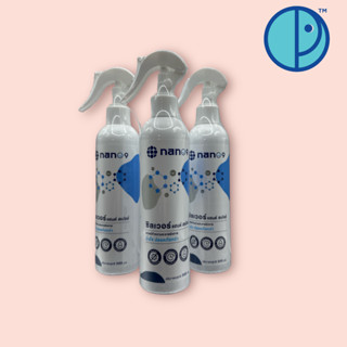 NANO9 SILVER HAND SPRAY นาโนไนน์ ซิลเวอร์ แฮนด์ สเปรย์ สูตรสำหรับมือ และร่างกาย ขนาด 300 ml.และ ขนาดพกพา 50 ml.