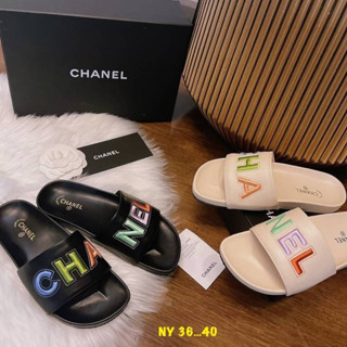 รองเท้าแตะแฟชั่นสไตล์ chanel