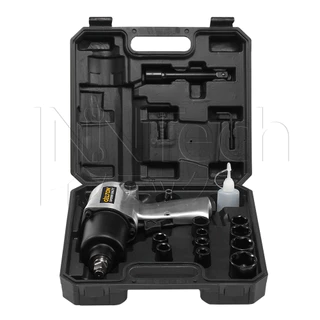 DELTON บล็อกลม 1/2 นิ้ว (4 หุน) ชุดบล็อก บล็อคลม ระบบค้อนคู่ Twin Hammer รุ่น AW-6991 Impact Wrench บล็อกล้อขันสกรู