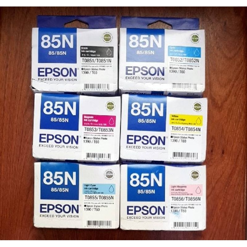 📌Epson 85N▪ครบสี▪❌ กล่องไม่สวย▪กดเลือกได้เลยค่ะ▪สินค้าพร้อมจัดส่ง