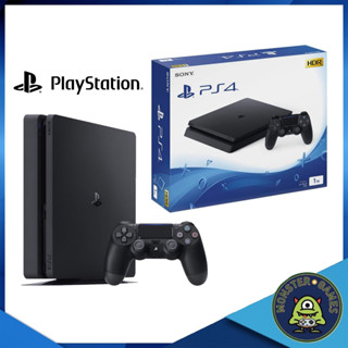 เครื่อง PS4 Slim : Jet Black 1TB ประกันศูนย์ Sony Thailand 1 ปี (PlayStation4 Slim 1TB)(Ps4 Slim Console)(Ps4 Console)