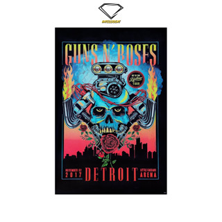 💎Intelligent | โปสเตอร์ Guns N’ Roses | ขนาด 23.5x34.5 นิ้ว | x 1 แผ่น Guns N’ Roses โปสเตอร์วงดนตรี