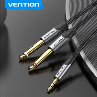 Vention 3.5mm to Double 6.5mm TRS Cable AUX Male Mono 6.5 Jack to Stereo 3.5 Jack Audio Cable for Mixer Amplifier 6.35mm